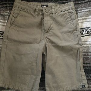Boys Vans shorts.